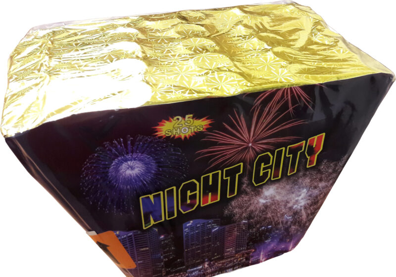 NIGHT CITY 25 lövéses tűzijáték telep
