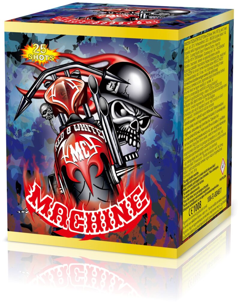 MACHINE 25 lövéses tűzijáték telep