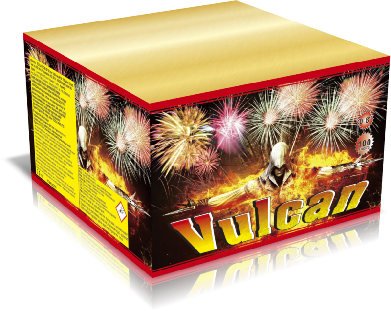 VULCAN 100 lövéses tűzijáték telep